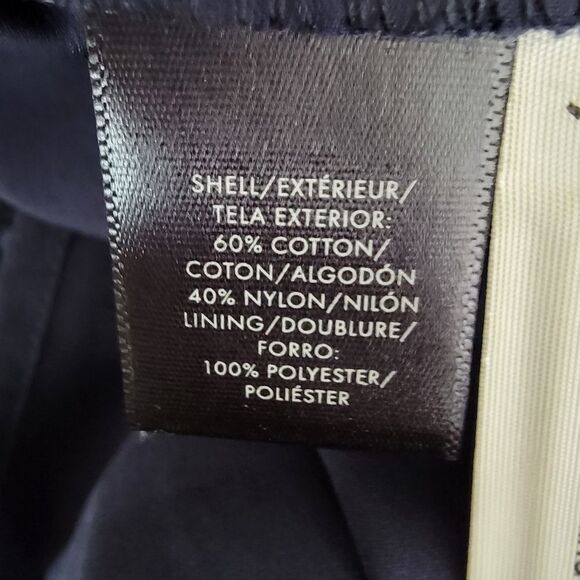 Ann Taylor navy blue cold shoulder lace dress size 6 - Picture 7 of 7